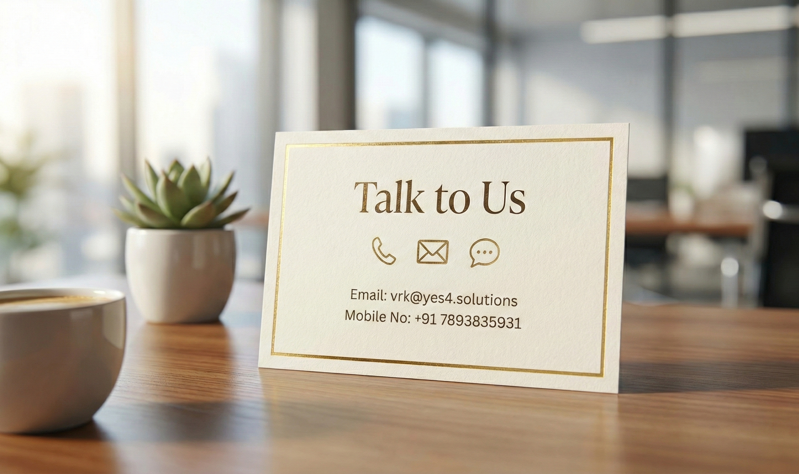 Talk to YES Directly